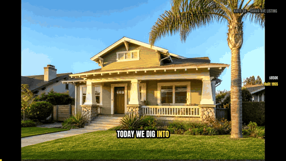 Kioto listing video render: narrated photo tour with on-screen property facts